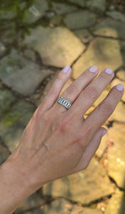 Vintage diamond band