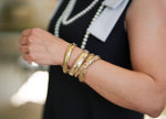 Load image into Gallery viewer, Antique gold filled bangle
