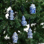 Load image into Gallery viewer, Blue and white ornaments or place cards
