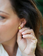 Load image into Gallery viewer, Gold X earrings
