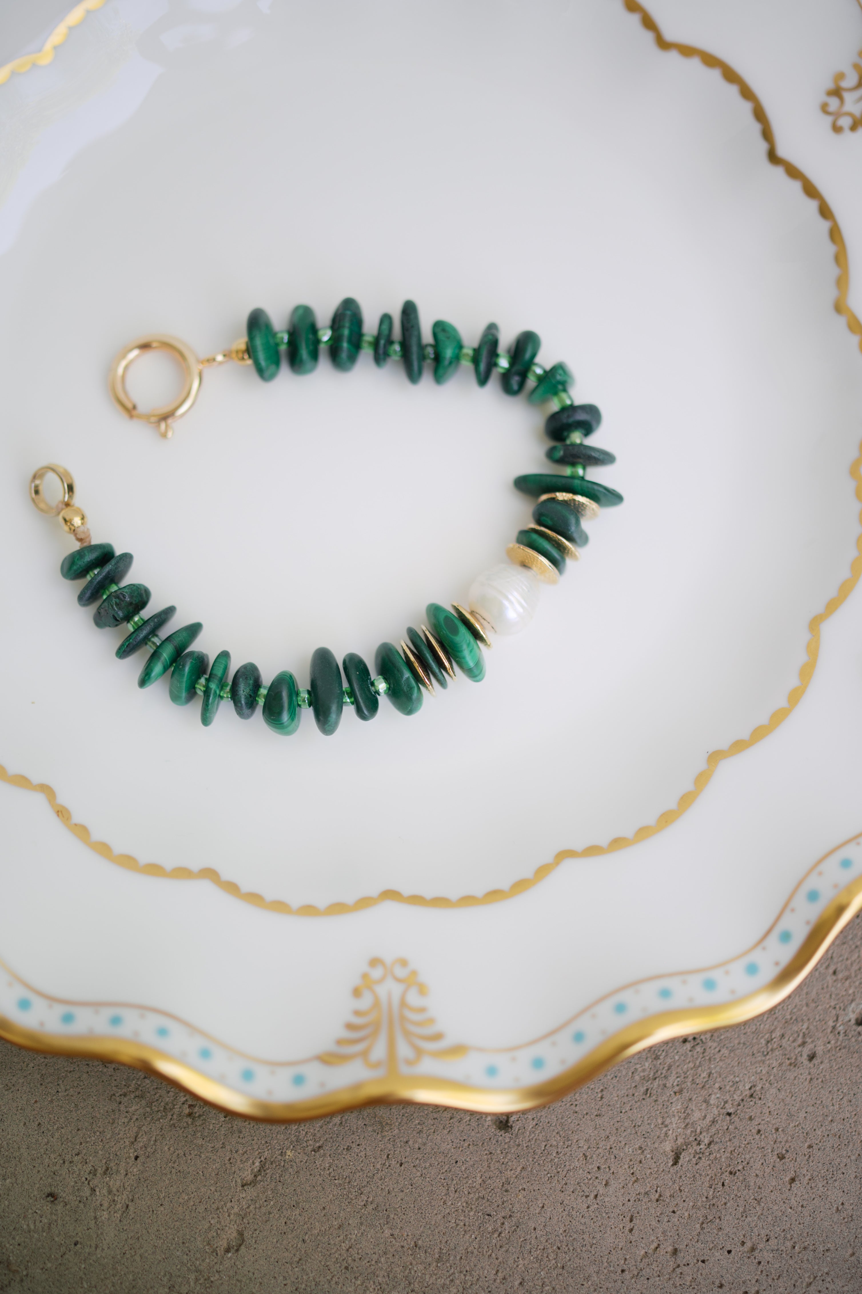 Malachite bracelet