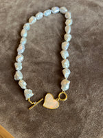 Load image into Gallery viewer, Baroque and Heart Necklace
