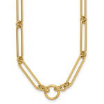 Load image into Gallery viewer, Gold fancy link necklace

