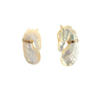 Load image into Gallery viewer, Mother of Pearl Horse Earrings
