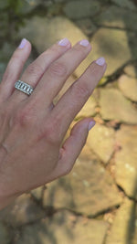 Load and play video in Gallery viewer, Vintage diamond band
