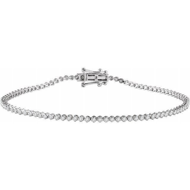 9/10 ct diamond tennis bracelet