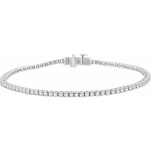 1 3/4 carat diamond tennis bracelet