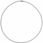 Load image into Gallery viewer, Diamond tennis necklace
