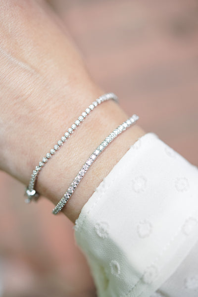 Previously Owned - 10 CT. T.W. Diamond Tennis Bracelet in 10K White Gold |  Zales Outlet