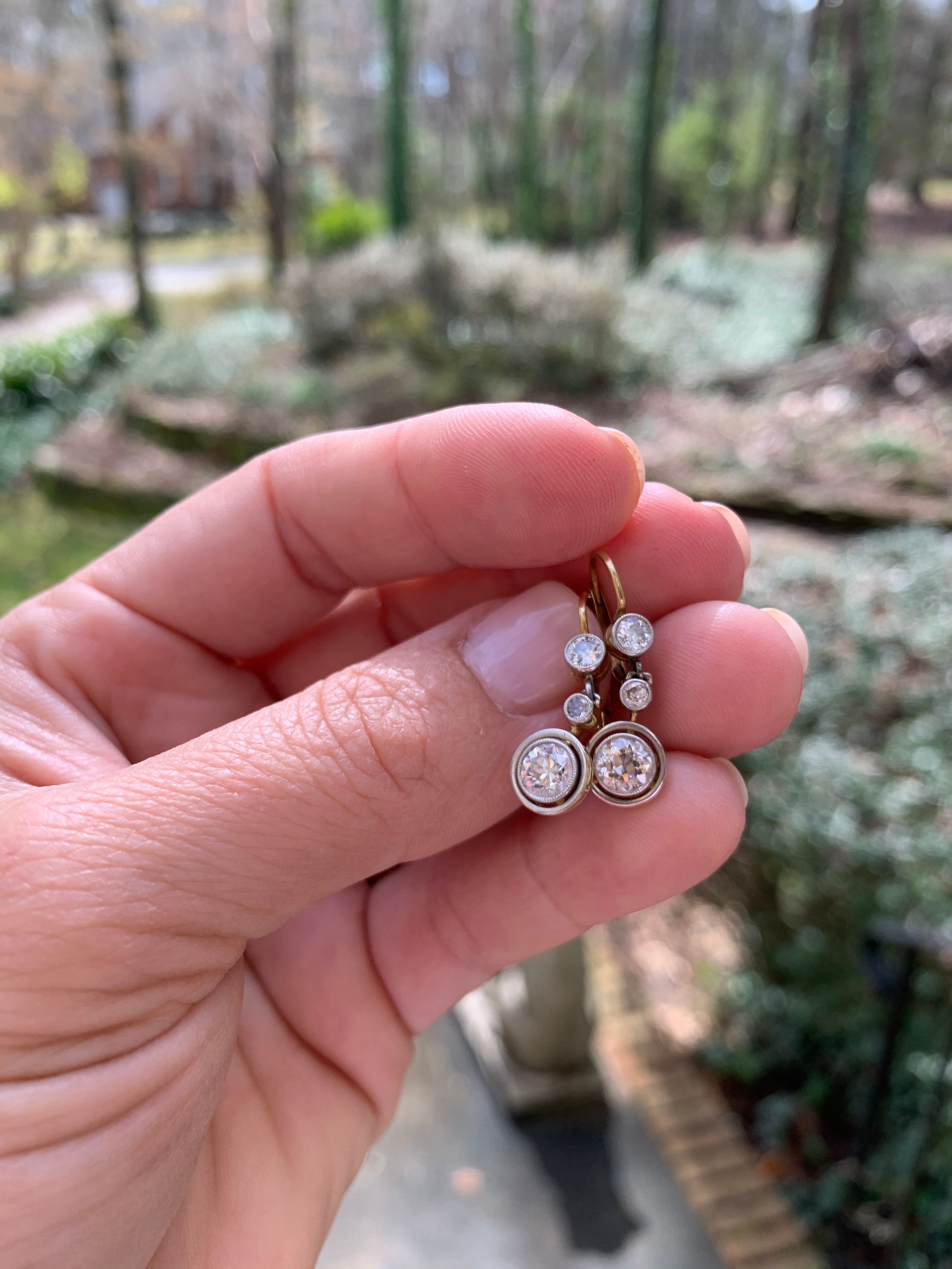 The Brittingham Collection Diamond dangle earrings