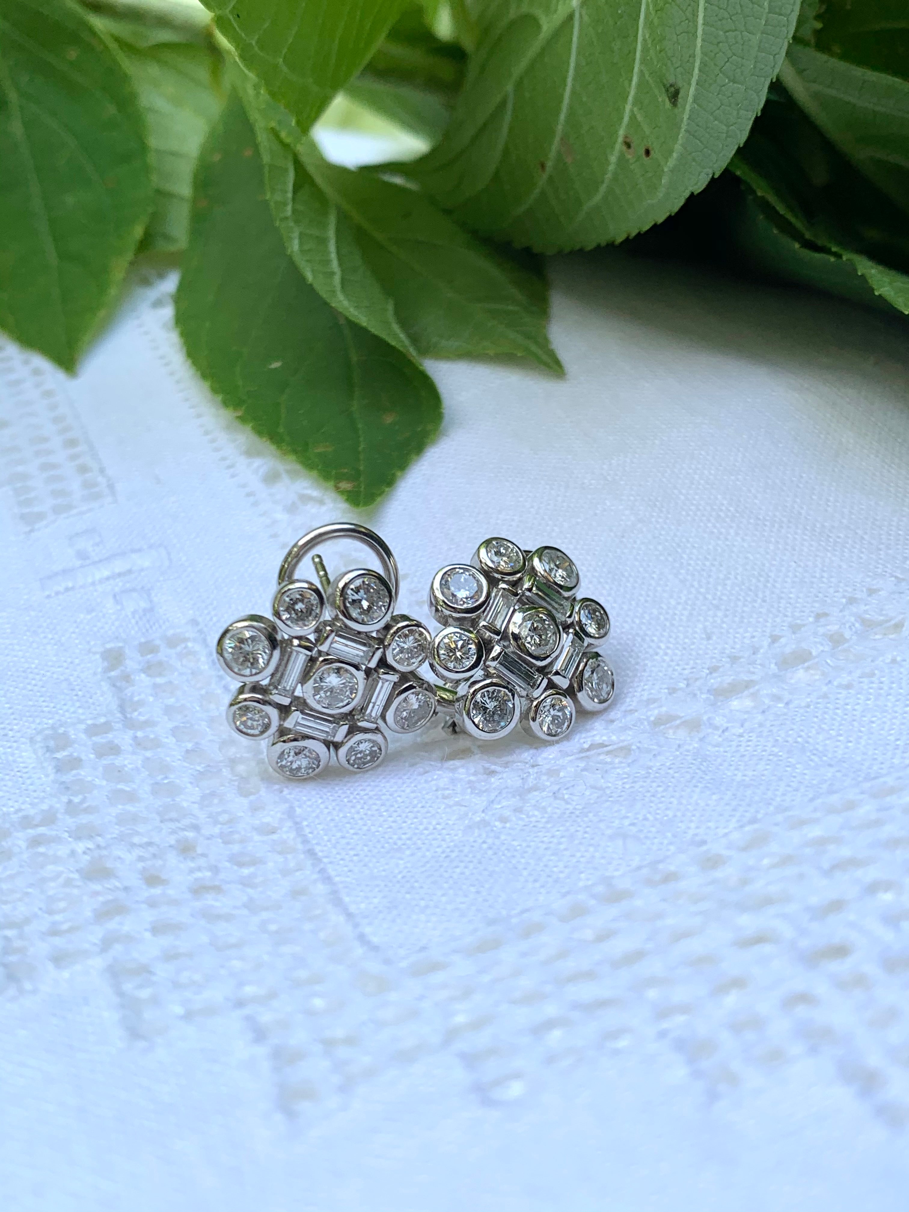 The Brittingham Estate Vintage Diamond earrings