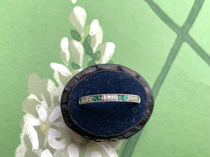 Gemstone and diamond band