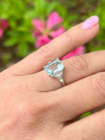 Load image into Gallery viewer, Vintage Aquamarine Ring
