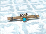 Load image into Gallery viewer, Edwardian Bow and Turquoise Necklace
