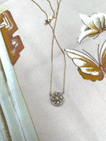Load image into Gallery viewer, Pearl and diamond pendant
