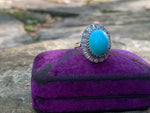 Load image into Gallery viewer, Turquoise cocktail ring
