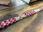 Load image into Gallery viewer, The Brittingham Collection Pink tourmaline and diamond bracelet
