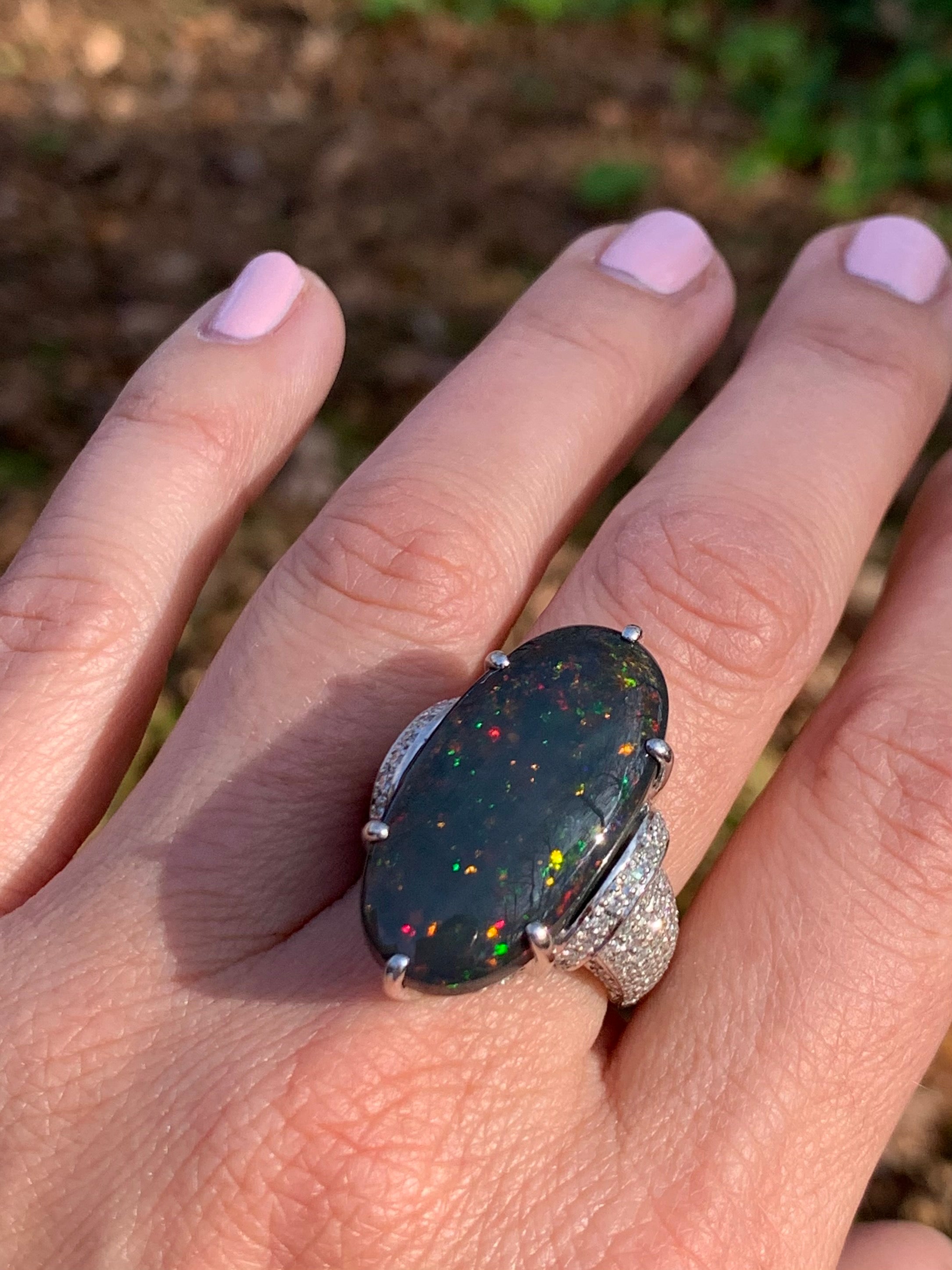 The Brittingham Collection Black Opal Ring