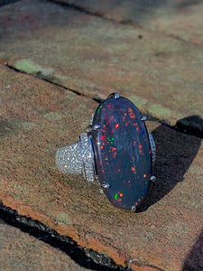 The Brittingham Collection Black Opal Ring