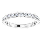 Load image into Gallery viewer, French set diamond band
