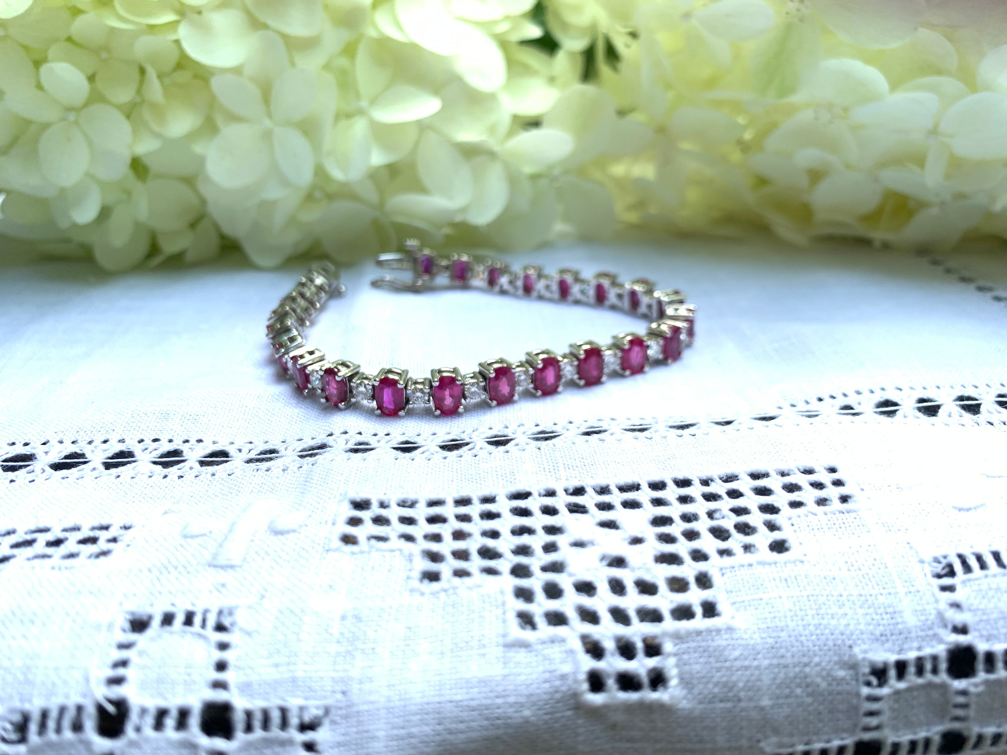 The Brittingham Estate Collection Ruby and Diamond bracelet