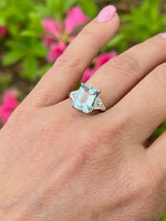 Load image into Gallery viewer, Vintage Aquamarine Ring
